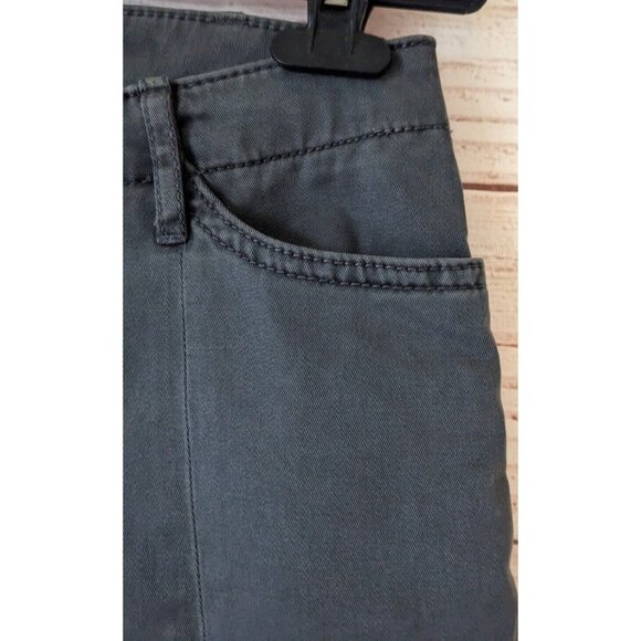 Michael Kors Size 4 Women Cargo Pants Jeans Gray Low Rise Inseam 28 in. 6 Pocket - Picture 4 of 16